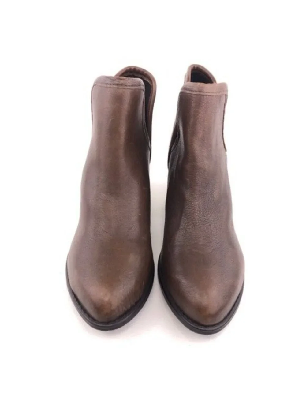 Musse & Cloud Ashila Brown Leather Ankle Boots 7